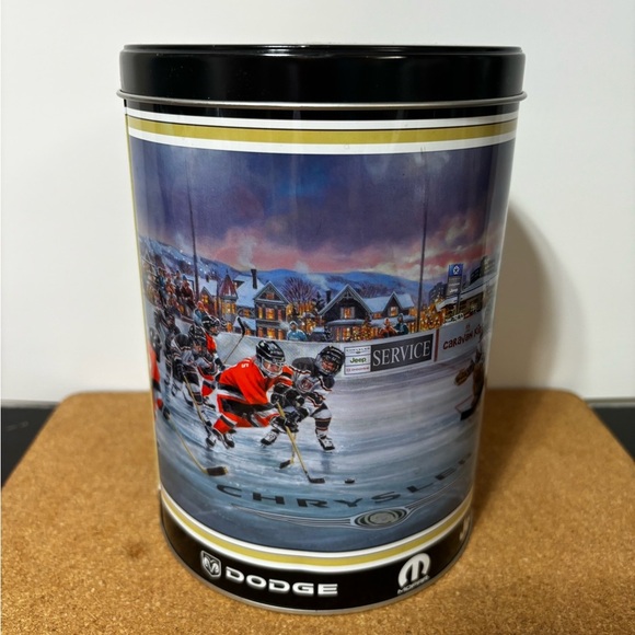 5/$25 
Chrysler Hockey Puzzle in Tin New Never Opened Winter Scene - Picture 5 of 5